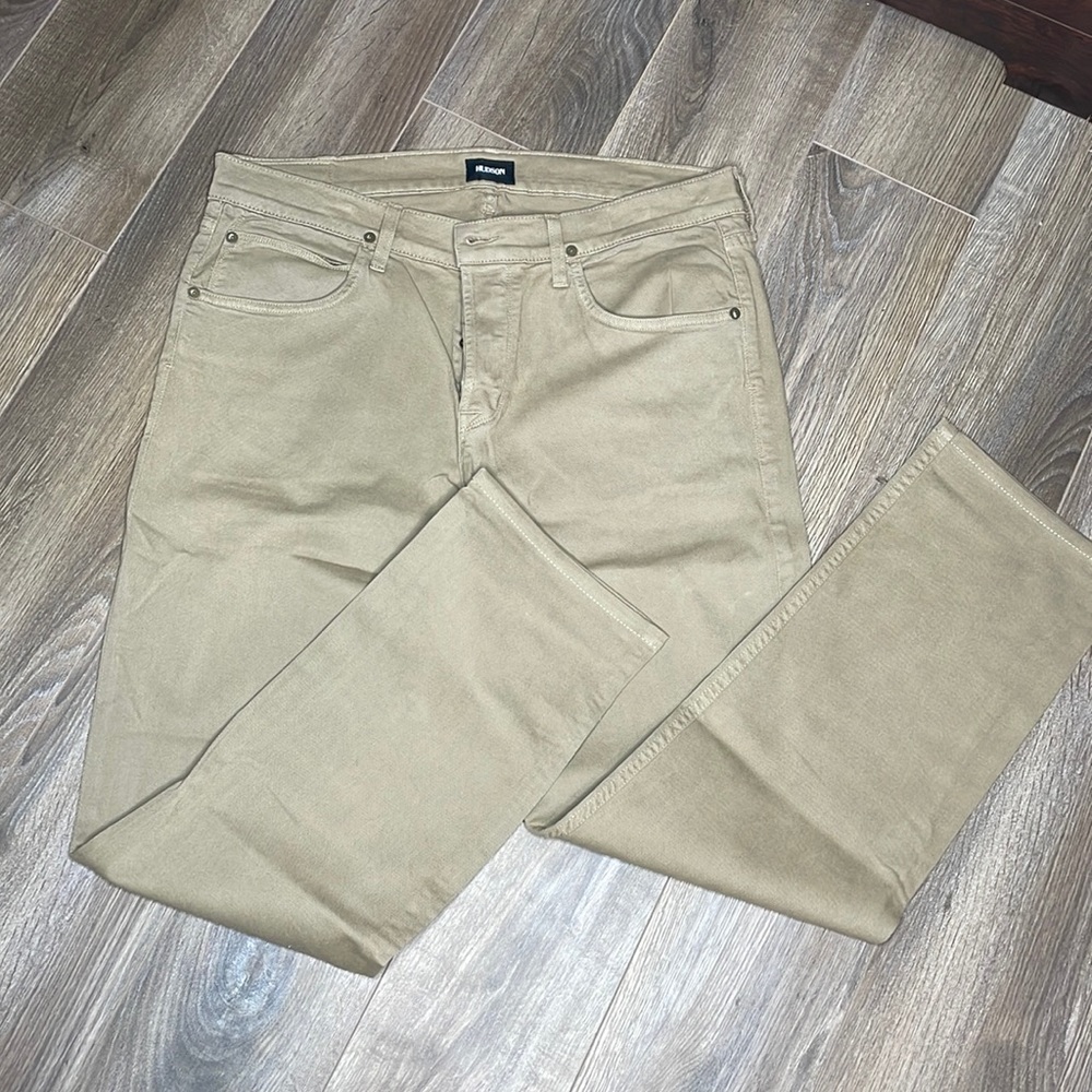 Hudson Jeans Blake Slim Straight Khaki Jeans 36